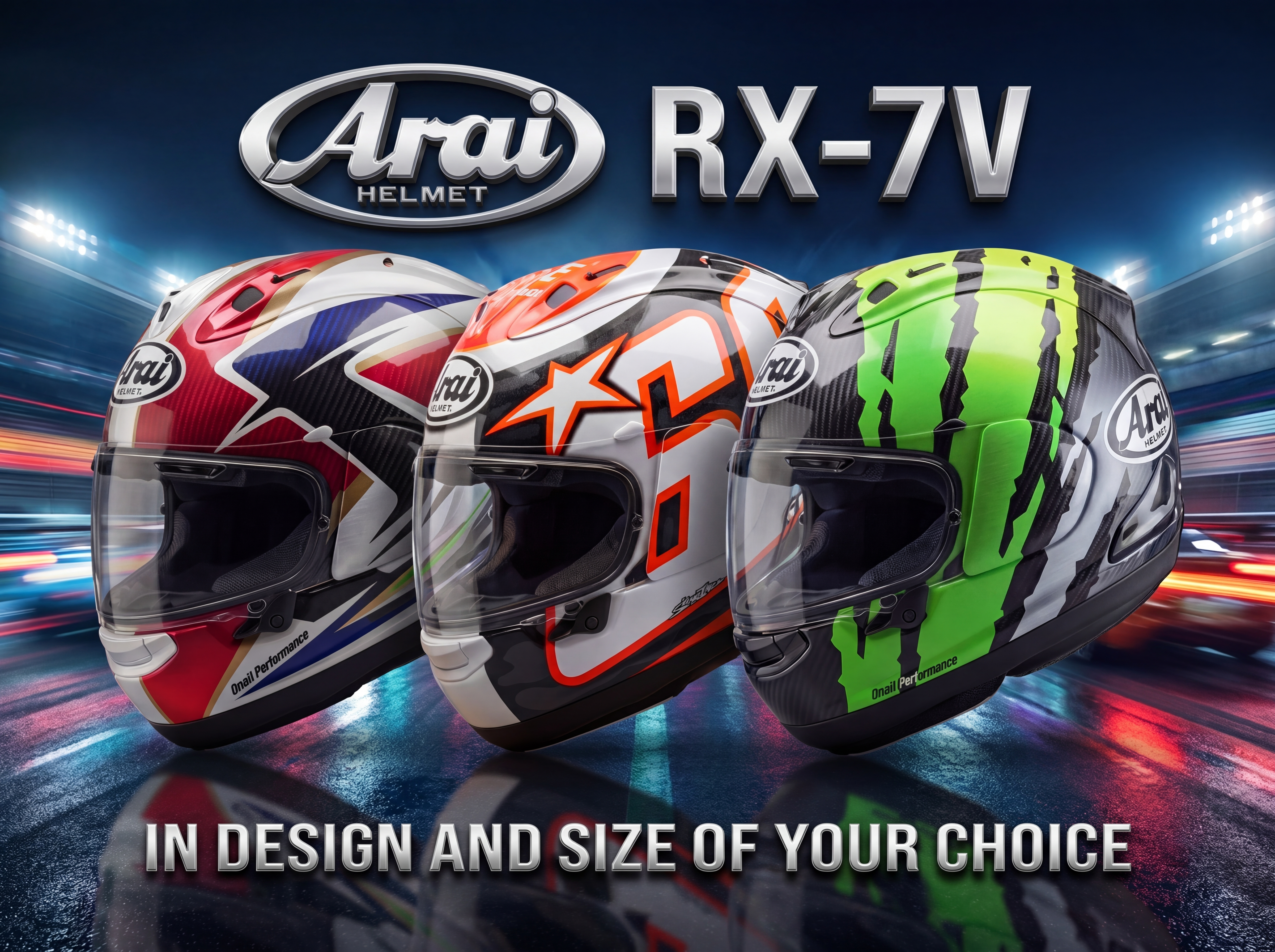 Arai RX-7V Helmet - Autodraw